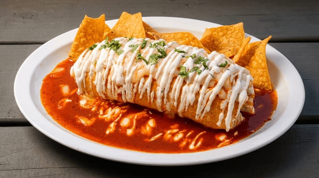 Burrito Enchilado.